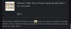 Pokemon 151 4 Mini Tins + 4 Promo Cards Bundle - Pack 1 SAMS CLUB Exclusive - Image 1