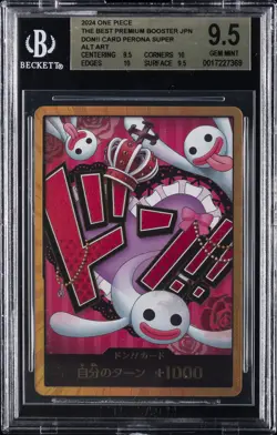 2024 ONE PIECE DON!! CARD PERONA SUPER BGS 9.5 - Image 1