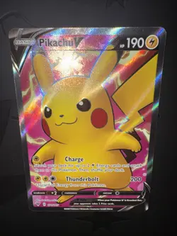 Pikachu V 170/185 Vivid Voltage- NM Ultra Rare Full Art Pokemon Card - Image 3