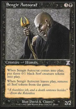 Sengir Autocrat - Medium Play MTG Time Spiral Time Shifted - Image 1