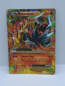 Pokemon TCG Mega-Houndoom-EX Holo Rare Card Breakthrough 22/162 - Image 2