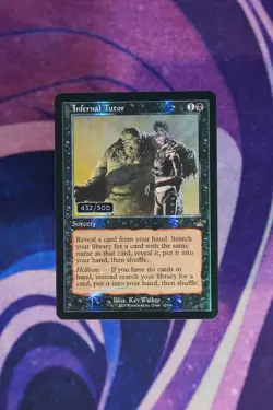 Magic: The Gathering Infernal Tutor SERIALIZED 432/500 NM - Image 1