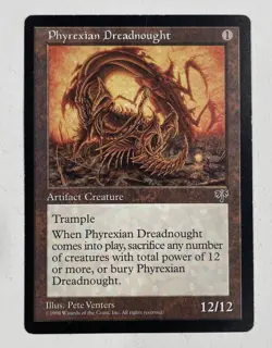 Phyrexian Dreadnought Mirage LP Light Play MTG Magic The Gathering - Image 1