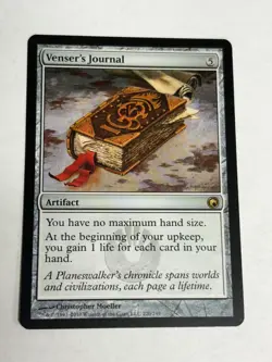 Magic The Gathering Scars of Mirrodin Venser's Journal MTG NM - Image 1