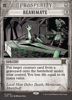 Reanimate - 18 Showcase MTG OTP - Image 1