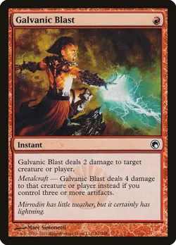 Magic The Gathering - Galvani Blast - Common - Scars of Mirrodin - Image 1