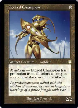 Etched Champion NM/M* RETRO The Brother's War Commander 71 mtg -UnltdCards - Image 1