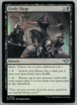 Lively Dirge Outlaws of Thunder Junction Foil - Image 1