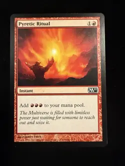 1x Pyretic Ritual - Magic 2011 (M11) - NM - MTG - Image 1