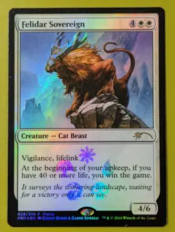 FOIL PROMO Felidar Sovereign x1 Unique and Miscellaneous Promo 1x MTG - Image 1