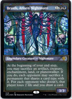 Braids, Arisen Nightmare (Textured Foil) - Dominaria United - 329 NM - Image 1