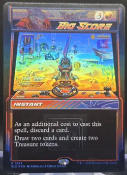 Big Score #1955 Secret Lair Drop Rainbow Foil Rare - Image 1