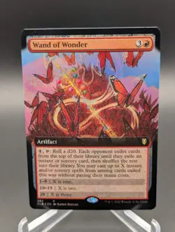 Wand of Wonder (Extended Art) Commander Legends: Battle for Baldur's Gate Foil - Image 1