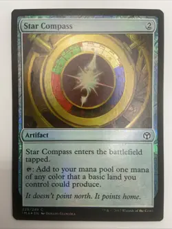 Star Compass FOIL Iconic Masters NM Artifact Common MTG - Image 1