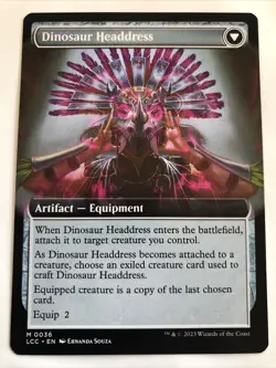 MTG Commander Lost Caverns of Ixalan Paleontologist's Pick-Axe Extended Art 0036 - Image 2