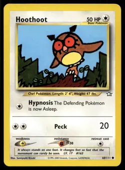 2000 Neo - Genesis Hoothoot Basic/Common #60 - Image 1