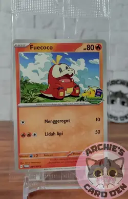 Pokemon Card Indonesia Fuecoco New Player Class Promo 054/SV-P NEAR-MINT - Image 1