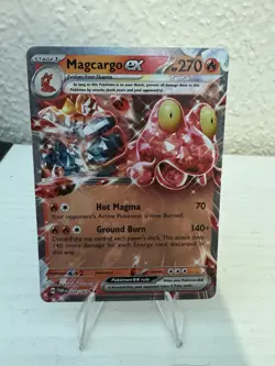 Pokemon Twilight Masquerade Magcargo EX Double Rare 29/167 - Image 1
