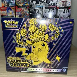 Pokemon TCG Scarlet & Violet SURGING SPARKS Elite Trainer Box FACTORY SEALED ETB - Image 1