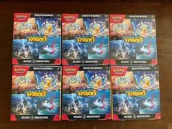 Lot of (6) Pokemon Surging Sparks Booster Bundle Box Sealed Scarlet & Violet New - Image 1