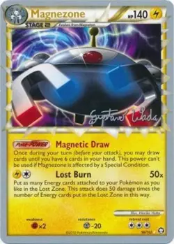 Damaged, English Pokemon Magnezone - 96/102 - Gustavo Wada - WCS 2011 World Cha - Image 1