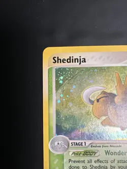 Pokemon TCG SHEDINJA EX DRAGON 11/97 Holo Rare w/ Swirl 🍥 E Reader Vintage LP - Image 5