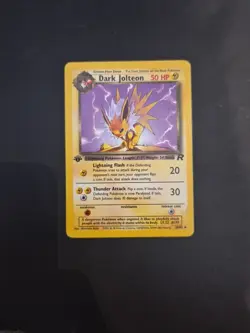 Dark Jolteon 1st edition Team Rocket 38/82 WOTC vintage Pokemon - Image 1