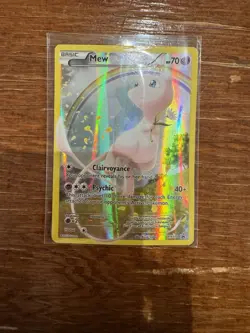2016 POKEMON XY BLACK STAR PROMO MYTHICAL POKEMON COLL #XY110 FULL ART/MEW - Image 1
