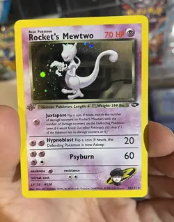 Pokemon: Rocket’s Mewtwo 1st Edition Holo 14/132 Gym Challenge 🚀 - Image 1