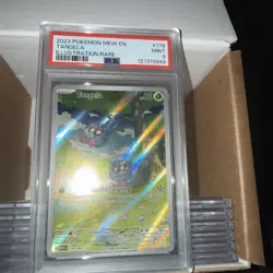 2023 Pokemon Mew En-151 #178 Tangela Illustration Rare PSA 9 - Image 1