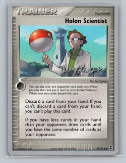 Pokemon TCG Holon Scientist 97/113 2007 World Championships Normal LP - Image 1