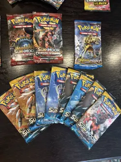 33x Lot of Sealed Pokemon Booster Packs XY Sun Moon Breakpoint Breakthrough Etc - Image 4