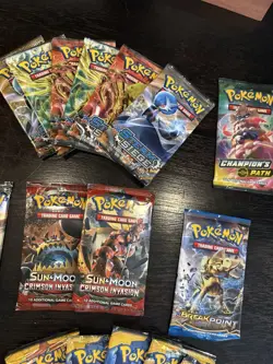 33x Lot of Sealed Pokemon Booster Packs XY Sun Moon Breakpoint Breakthrough Etc - Image 5