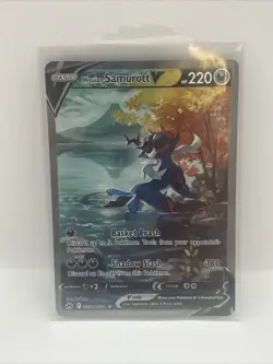 Pokemon TCG Hisuian Samurott V GG51/GG70 Crown Zenith Galarian Gallery NM - Image 1