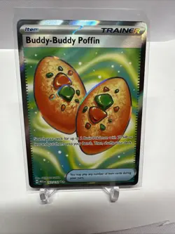 Buddy-Buddy Puffin 167/132 Mega Evolution Full Art Trainer Pokemon TCG NM - Image 1