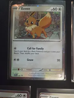 Eevee SVP200 Scarlet & Violet Black Star Promo Holo Pokemon TCG - NM - Image 2