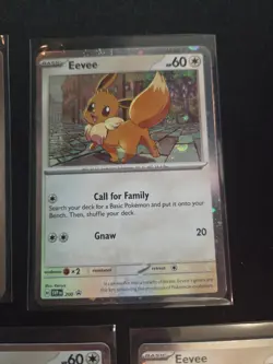 Eevee SVP200 Scarlet & Violet Black Star Promo Holo Pokemon TCG - NM - Image 4