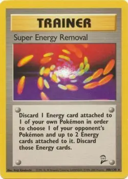 Damaged, English Yu Gi Oh Super Energy Removal - 108/130 - Rare - Unlimited Edit - Image 1