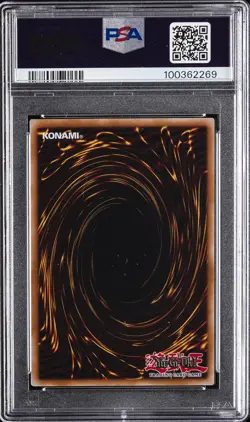 2014 YU-GI-OH! PREM GOLD 1ST ED #EN033 DARK MAGICIAN GIRL PSA 9 - Image 2