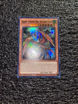 Yugioh! Radiant Typhoon Fonix, the Great Flame DOOD-EN017 Ultra Rare 1st NM - Image 1