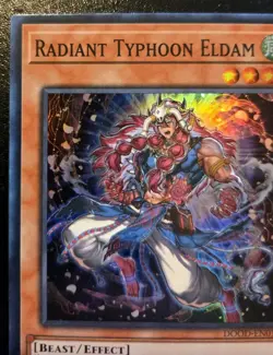 Radiant Typhoon Eldam DOOD-EN013 1st Ed. Super Rare Doom Of Dimensions Yu-Gi-Oh! - Image 2