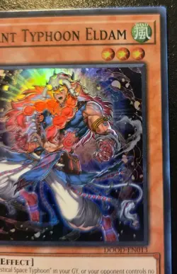 Radiant Typhoon Eldam DOOD-EN013 1st Ed. Super Rare Doom Of Dimensions Yu-Gi-Oh! - Image 3