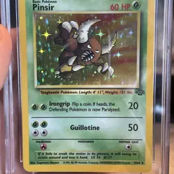 Pokemon CGC 9.5 Pinsir Holo Rare Card 9/64 Jungle Unlimited Vintage 1995 - Image 3