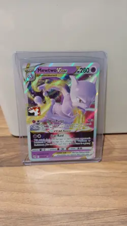 Mewtwo VStar 031/078 Prize Pack Play! Full Art Rare Stamped Pokemon Card - NM - Image 3