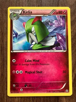 Kirlia 53/98 - 2015 Pokemon Ancient Origins Uncommon Card - CLEAN NM - Image 1