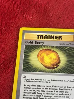Gold Berry 93/111 Neo Genesis Regular Pokemon Card Played - Image 3