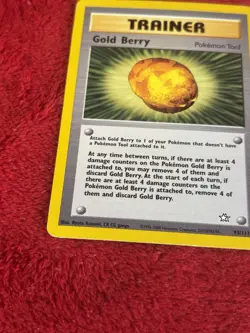 Gold Berry 93/111 Neo Genesis Regular Pokemon Card Played - Image 4