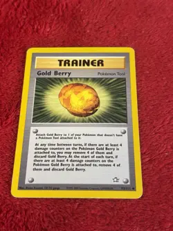 Gold Berry 93/111 Neo Genesis Regular Pokemon Card Played - Image 5