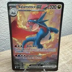 Pokemon TCG Salamence EX Journey Together Special Illustration Rare Card 187/159 - Image 1