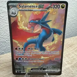 Pokemon TCG Salamence EX Journey Together Special Illustration Rare Card 187/159 - Image 2